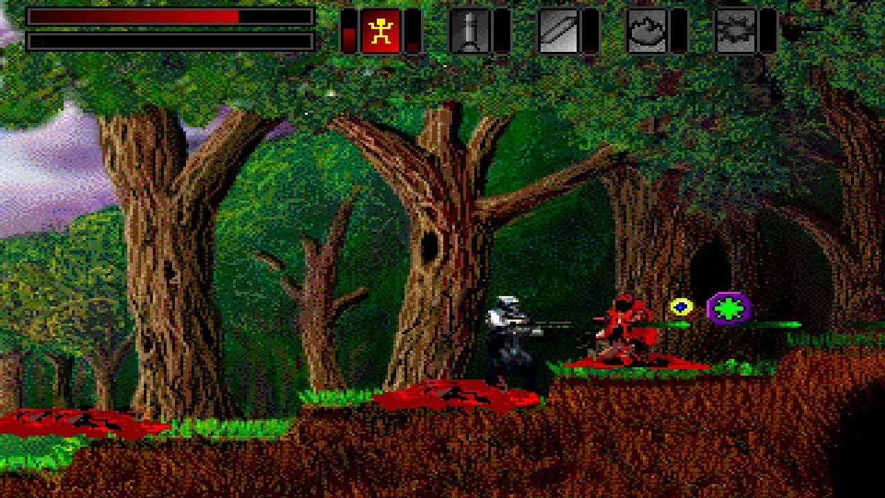 Death from Above science-fiction forest level